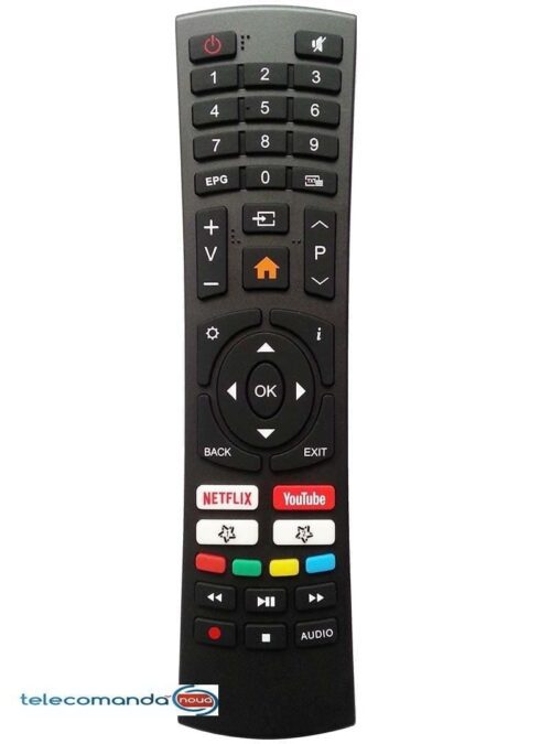 Telecomanda Led 4k smart cu Netflix si Youtube nu are nevoie de nici o alta setare suplimentara Avand aceleasi functii si aceeasi dispozitie a butoanelor dupa cum se vede in poza de prezentare. Telecomanda inlocuieste originalul. Va rugam sa verificati compatibilitatea cu cea originala a televizorului Functioneaza cu doua Baterii R 3 ( AAA ) nu sunt incluse in pret