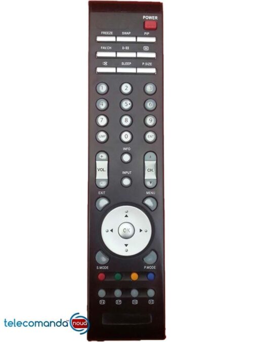 Telecomanda Acoustic Solutions 2 pe care o comercializam noi are alt aspect decat originala Telecomanda inlocuieste originalul. Va rugam sa verificati compatibilitatea cu modelul televizorului Telecomanda functioneaza cu doua baterii R 3 ( AAA )