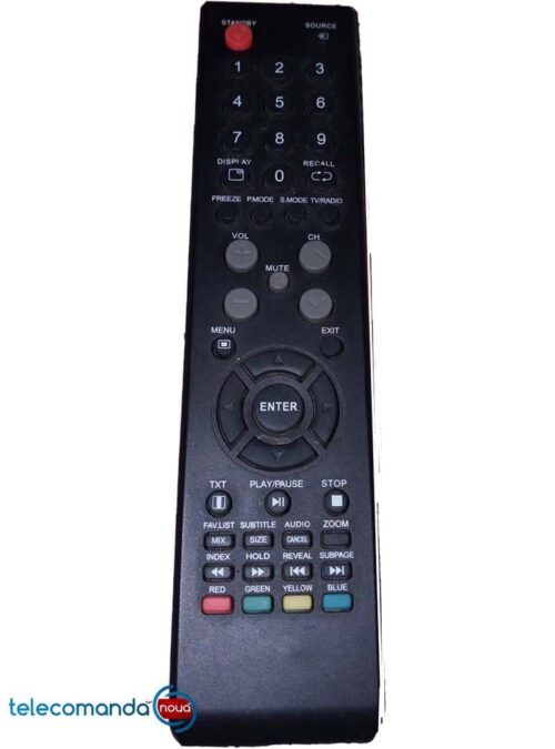 Telecomanda Akai AKTV2213T cu alt aspect nu are nevoie de nici o setare suplimentara,avand aceeasi configurare ca  originala . Functioneaza cu 2 baterii R3