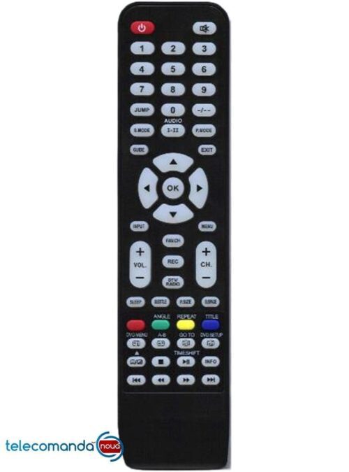 Telecomanda BAIRD LCD LED 187017 pe care o comercializam noi nu are  acelasi  aspect ca originala dar functioneaza la fel.  Functioneaza cu doua baterii R3 (AAA)