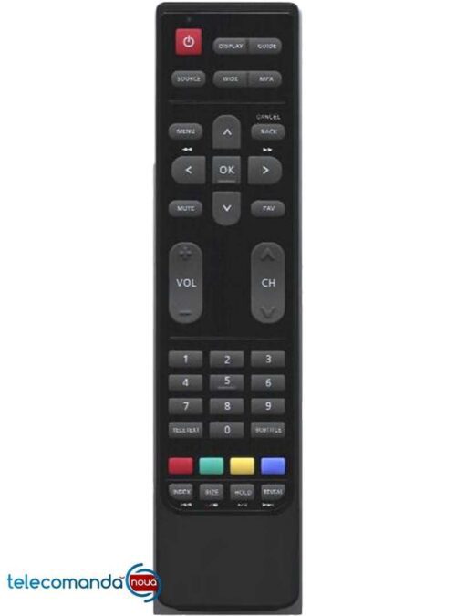 TELECOMANDA ACER RC-H5003-880 pe care o comercializam noi are alt aspect decat originala . Functioneaza cu doua baterii R3 (AAA)