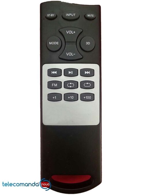 Telecomanda inlocuitoare sistem SAYONA 3 pe care o comercializam noi are alt aspect decat originala . Functioneaza cu doua baterii R3 ( AAA )