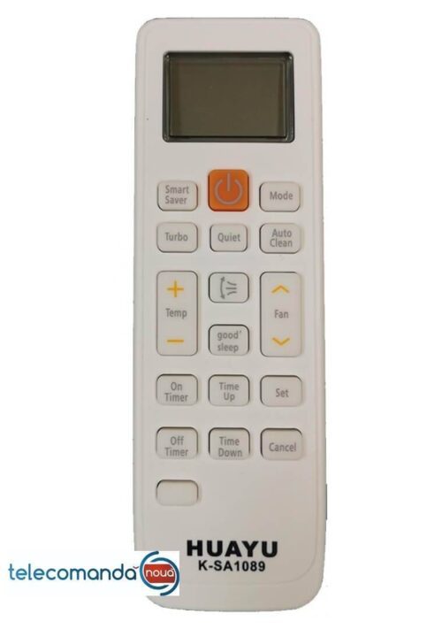 Telecomanda aer conditionat Samsung Huayu K-SA 1089nu are nevoie de nici o alta setare suplimentara . Avand aceleasi functii si aceeasi dispozitie a butoanelor dupa cum se vede in poza de prezentare. Telecomanda inlocuieste originalul. Va rugam sa verificati compatibilitatea cu cea originala de aer conditionat. Functioneaza cu doua Baterii R 3 ( AAA)