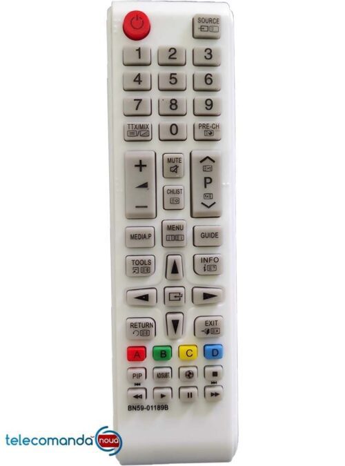 Telecomanda Samsung BN59-01189B nu are nevoie de nici o alta setare suplimentara. Avand aceleasi functii si aceeasi dispozitie a butoanelor dupa cum se vede in poza de prezentare. Telecomanda inlocuieste originalul. Va rugam sa verificati compatibilitatea cu cea originala a televizorului Telecomanda Samsung BN59-01189B    functioneaza la modelele : BN 59-01178 F , BN59-01198Q , UA32 J5500 ,UA 40 H 4203 AW , UA 40H5203 AK ,UA 40 J 5500 , UA 40 J 6200 , Samsung Smart AA59-00795A UE43J4510AW ,UE 43 J 5500 , UE22J5200 , UE32J5200 , UE 40J5000AW , UE40J5200 , UE405202 , UE40J5250 ,UE40J6200 , UE40J6250SUXZG , UE40J6270 ,UE40J6289 , UE40J6300AK ,UE40JU6430 , UE40JU6435 , UE40JU6450 , UE40JU6480 UE40JU6485 , UE40JU6495 , UE43J5600AK , UE43J5670 ,UE48J5200 , UE 48J5250 , UE 48J5500, UE48J5570 SU , UE48J5580 , UE48J6250 , UE48J6350 , UE48J6350SU , UE48JU6400K  UE 48JU6435 , UE 48JU6485 , UE 48JU6490 , UE 48JU6495 , UE49J6250 ,UE50J6289 , UE50JU6800 ,UE50JU6850 , UE55J5550 , UE55J6250 , UE 55J6289 . UE 55J6350 ,UE55J6370 , UE55JU6250 , UE55JU6410 ,UE55JU6430 ,UE55JU6450 , UE55JU6480 ,UE55JU6485, UE55JU6490 UE55JU6495 , UE55JU6800 ,UE55JU6850 , UE60J6250 , UE60J6289 ,UE60JU6470 ,UE65J6299 ,UE65JU6070 , UE65JU6400K ,UE65JU6470 , UE75JU6470 , UN 46 D 6050 Functioneaza cu doua Baterii R 3 ( AAA )