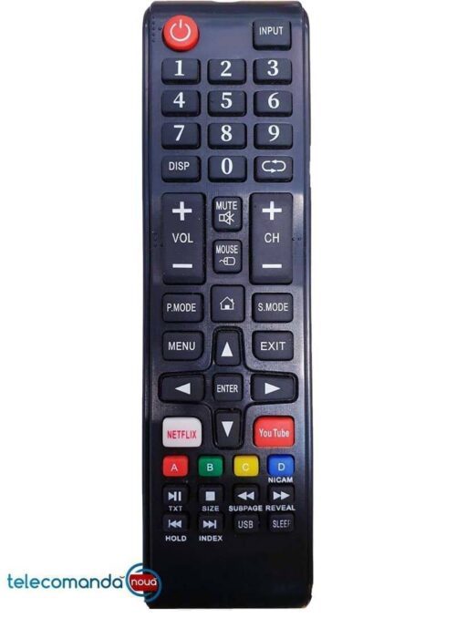 Telecomanda pentru Akai cu Netflix si YouTube pe care o comercializam noi are alt aspect decat originala. Echipa  https://telecomandanoua.ro  face eforturi permanente pentru a verifica informatiile asociate produselor din aceasa pagina si pentru a pastra acuratetea acestora. Atat specificatiile tehnice cat si imaginile prezentate au caracter informativ si poate  contine erori de operare sau inadvertente. Daca sezizati o problema va rugam  sa ne anuntati  ! Aceastea precum si preturile produselor pot fi modificate de catre producator fara preaviz si nu constituie o obligativitate contractuala. In general: pe orice aparat exista undeva atasata o eticheta lipita  cu modelul si numarul acestuia. Daca nu puteti identifica aparatul   in baza noastra de date, va rugam sa ne scrieti toate numerele de pe eticheta si o poza cutelecomanda . Puteti sa ne trimiteti pe Watssap sau formularul de contact . Aceste date ne ajuta sa cautam noi telecomanda  pentru televizorul dumneavoastra . La cele mai multe aparate TV, eticheta cu modelul se afla in partea din spate a aparatului. Telecomanda AKAI Q-BELL ZEPHIR     functioneaza cu doua baterii R3 ( AAA ). Folositi  baterii de o calitate mai buna si verificati periodic starea acestora.