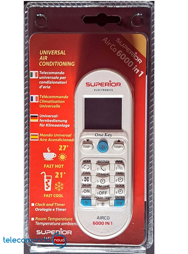Telecomanda universala Superior AirCo 6000 in 1 ambalaj