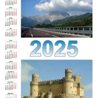 Calendar personalizat cu doua poze