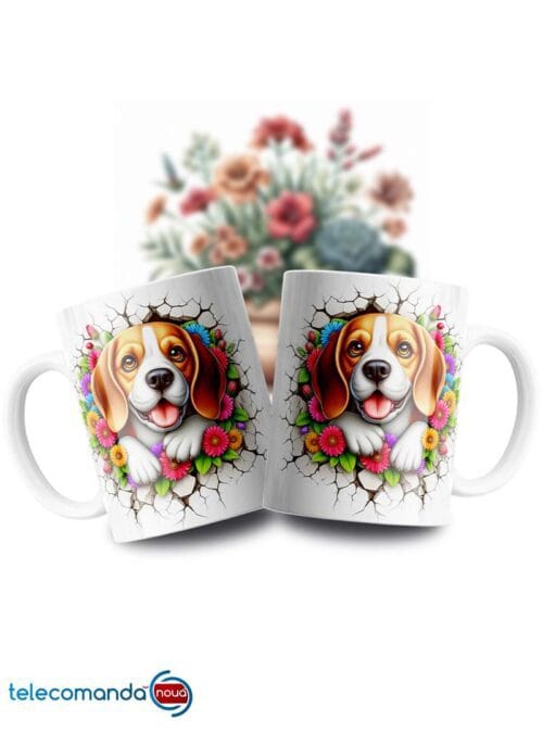 Cana personalizata rasa Beagle