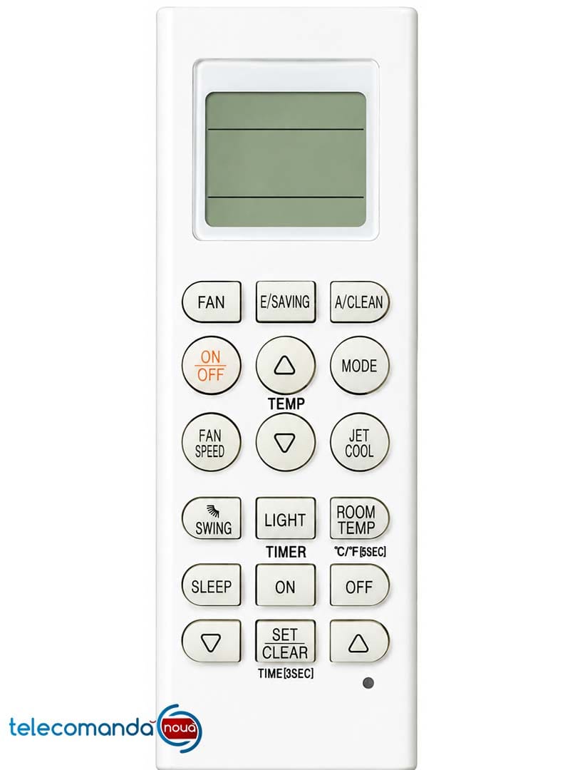 Telecomandă compatibilă pentru aparate de aer condiționat LG, cu funcție de configurare automată, memorie internă și toate funcțiile importante ale telecomenzii originale. Ușor de utilizat și gata de configurare în doar câteva secunde.